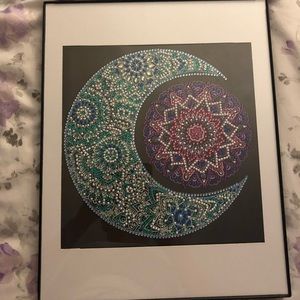 Handmade DIY crystal painting.